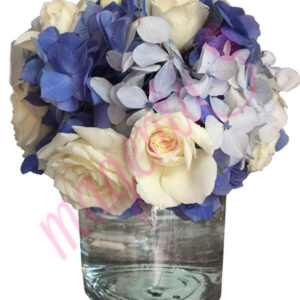 Arreglo floral para bodas Venue Azul