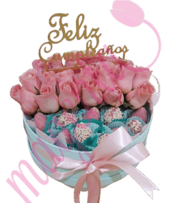 Rosas con fresas